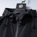 Burberry Men's Equestrian Knight Logo Hooded Jacket Black #A54238