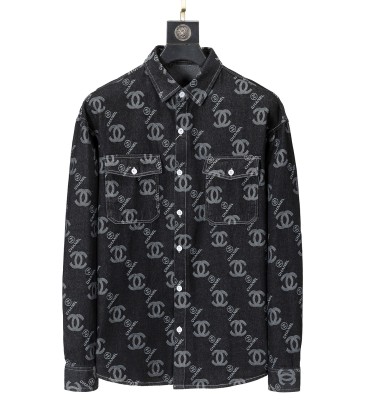 Chanel Denim Shirt Jackets for MEN #A26508