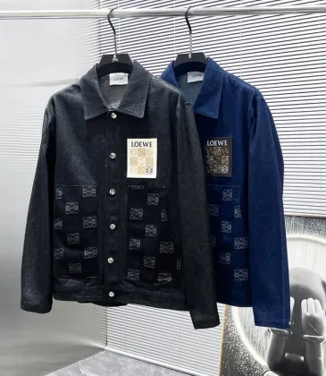 Loewe Denim Designer Jacket Black/Blue #A53771