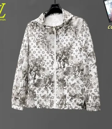 Designer Louis Vuitton Style UV Protection Jacket   Lightweight &amp; Hooded #A53156