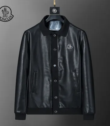 Moncler Leather Jackets for Men #A42437