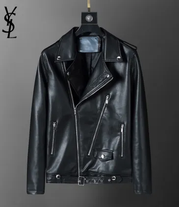 YSL Leather Jackets for Men #A42429