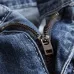 2021 new men's jeans blue stretch European and American personality zipper decoration jeans trendy men #99905875