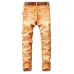 Nostalgic ripped motorcycle jeans Jeans for Men's Long Jeans #99905850
