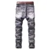 Nostalgic ripped motorcycle jeans Jeans for Men's Long Jeans #99905852