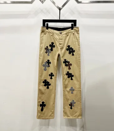 Chrome Hearts 40 patch cross chino khaki pants #A53419