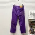 Chrome Hearts Jeans for Men Purple Combo Embroidered #A53891