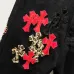 Chrome Hearts Red, White, Black, &amp; Leopard Cross Patch Carpenter Pants #A53418
