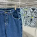 Louis Vuitton Jeans for MEN Blue/Black #A49319