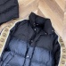 Gucci side logo ribbon GG dark jacquard down jacket #99874779
