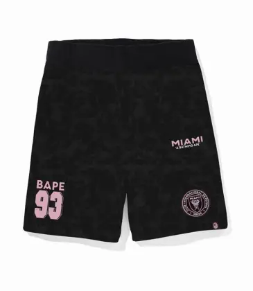 Bape short Pants Black/Grey/Pink #A45778