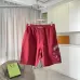 Chrome Hearts Pants for Chrome Hearts Short pants for men Black/Red/Blue #A53834