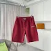 Gucci Pants for Gucci short Pants for men high quality Black/White/Red #A53335