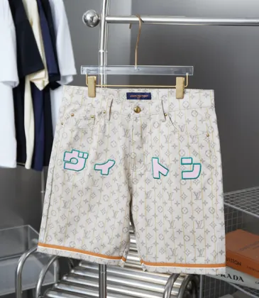   Short Pants for men Catwalk collaboration denim shorts #A52992