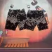 Louis Vuitton Pants for Louis Vuitton Short Pants for men Black plaid jeans short #A52978
