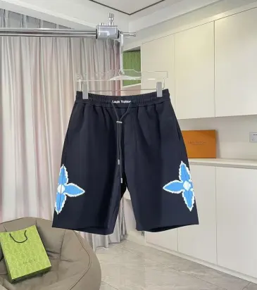 Brand L Pants for Brand L Short Pants for men Black/White/Blue #A53833