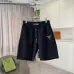 Prada Shorts Pants for Men Black/White/Blue #A53728
