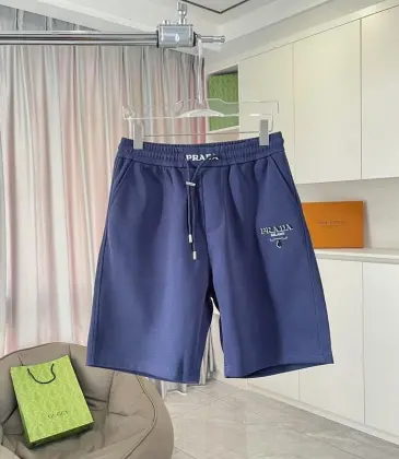 Prada Shorts Pants for Men Black/White/Blue #A53728
