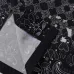 Amiri Black Patterned Cuban Collar Short Sleeve Shirt With Artistic Details #A54242