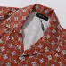 Amiri Red Patterned Cuban Collar Short Sleeve Shirt For Fashion - Forward Looks #A54241