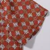 Amiri Red Patterned Cuban Collar Short Sleeve Shirt For Fashion - Forward Looks #A54241