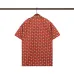 Amiri Red Patterned Cuban Collar Short Sleeve Shirt For Fashion - Forward Looks #A54241