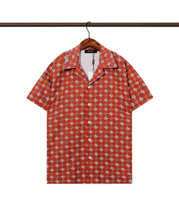 Amiri Red Patterned Cuban Collar Short Sleeve Shirt For Fashion - Forward Looks #A54241