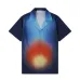 Casablanca Shirts Gradient Silk Short Sleeve Shirt #A53732