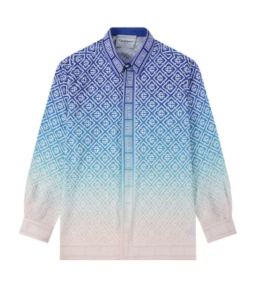 Casablanca Shirts Jacquard Gradient Long Sleeve Silk Shirt #A53731