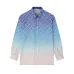 Casablanca Shirts Jacquard Gradient Long Sleeve Silk Shirt #A53731