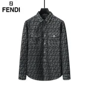 Fendi Shirts for Fendi Long-Sleeved Shirts for men #A30932