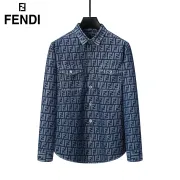 Fendi Shirts for Fendi Long-Sleeved Shirts for men #A30933