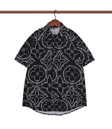 Louis Vuitton Shirts for Louis Vuitton Short sleeve shirts for men #999921984
