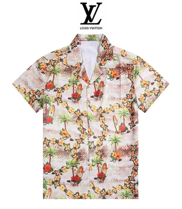 Louis Vuitton Shirts for Louis Vuitton Short sleeve shirts for men #A41377