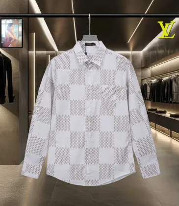 Louis Vuitton Shirts for Louis Vuitton long sleeved shirts for men #A45737