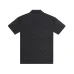 Louis Vuitton Short sleeve shirts for men Black/White #A50047