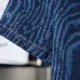 Louis Vuitton short sleeved shirts for men Rippled denim shirt #A52988