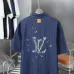 Louis Vuitton short sleeved shirts for men denim shirt #A52981