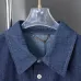Louis Vuitton short sleeved shirts for men denim shirt #A52981