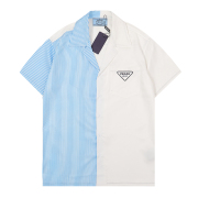 Prada Shirts for Prada Short-Sleeved Shirts For Men #999920813