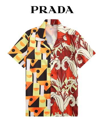 Prada Shirts for Prada Short-Sleeved Shirts For Men #999921209