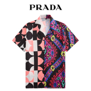 Prada Shirts for Prada Short-Sleeved Shirts For Men #999921210
