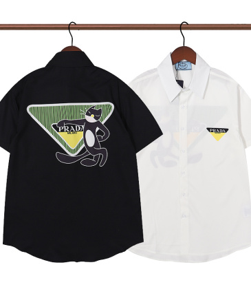 Prada Shirts for Prada Short-Sleeved Shirts For Men #999922166
