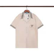 Prada Shirts for Prada Short-Sleeved Shirts For Men #A35742