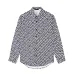 Versace Shirts for Versace Long-Sleeved Shirts for men Versace Greca Silk Twill Blouse #A53890
