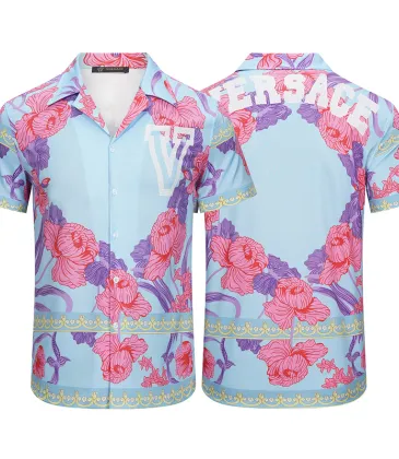 Versace Shirts for Versace Shorts-Sleeveds Shirts For Men #999925460