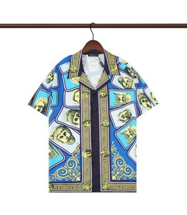 Versace Shirts for Versace Shorts-Sleeveds Shirts For Men #999931854