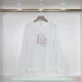 Dior Embroidered Logo Round Neck Sweatshirt Black/White #A53792