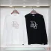 Dior Embroidered Logo Round Neck Sweatshirt Black/White #A53792