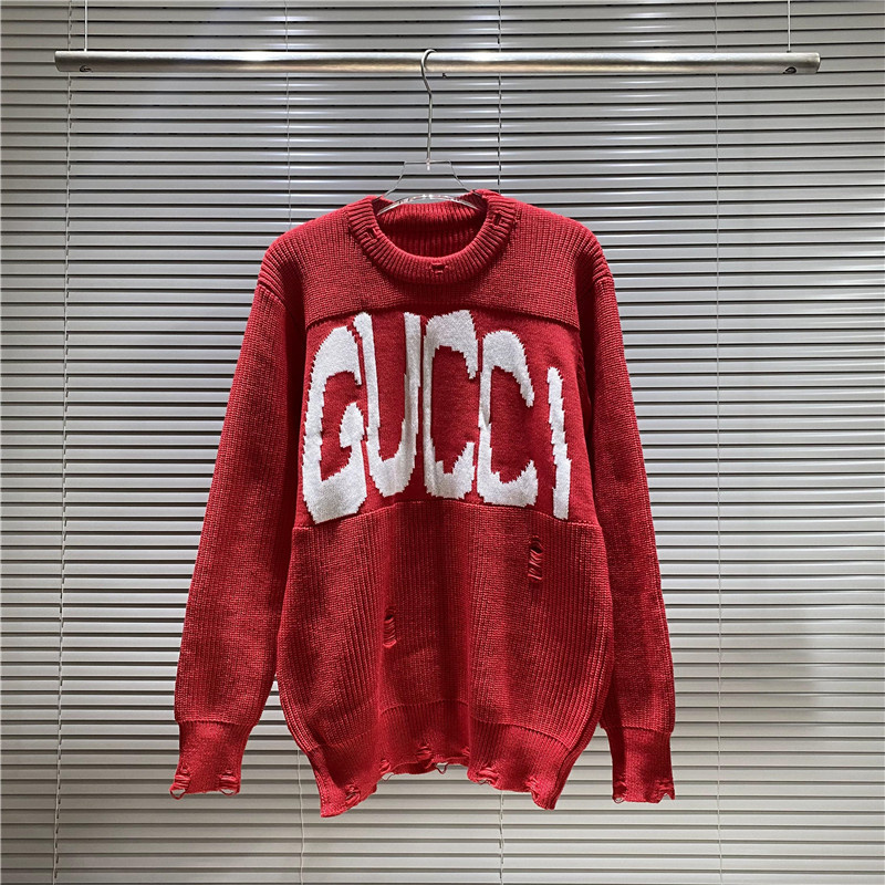 Gucci x Balenciaga Sweaters for Men Red/Blue/Navy #999931163